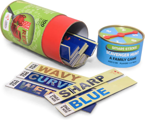 Chalk & Chuckles Scavenger Hunt Game for Kids Ages 4-8 - Fun Family Indoor and Outdoor Activities