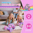 HudinFunC 360 Lights,4WD 3 4 5 6 Unicorn Remote Control Car for Girls, Rechargeable Rotating Stunt RC Car with LED