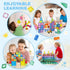 100PCS Set, 4D 3 4 5 6 7 8+ Paaxido Magnetic Tiles, Magnetic Blocks Diamond Magnet Building Blocks, STEM Preschool