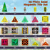 Tiles,42PCS 3+,Magnet Magnetic Magnetic Building Blocks with Metal Storage Box,Magnetic Tiles for Kids Ages Tiles