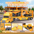 3 4 5 6 27" 3-in-1 Toddler Toys for Year Old Boys - Large Semi Construction Carrier Truck Toy with Excavator and Dump