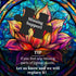 Stained Glass Puzzle for Adults, 1000 Pieces, Colorful Lotus Flower Art, Challenging Jigsaw Puzzle