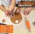 Set 31 Set 6+, PERLLI Kids Real Cooking for Cooking and Baking Pc. Gift for Junior Chef with Real Utensils, Case & Safe