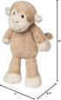 9-Inches, Mary Meyer Stuffed Animal Marshmallow Zoo Plush Soft Toy, Junior Monkey