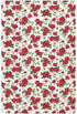 Vdsrup Crib Sheets for Boys Girl Red Roses Green Leaves Neutral Mini Crib