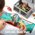 17 3-5, JOYIN Dinosaur Toys with Activity Play Mat & Storage Cage, PCS Realistic Dinosaur Figures & Trees for Toddlers