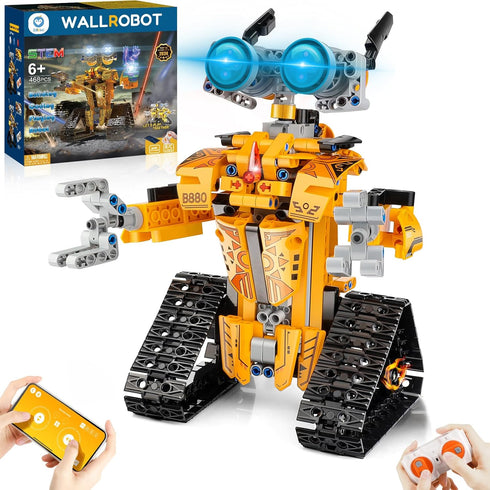 Sillbird Robot Building Kit with Remote Control STEM Gifts for Boys Age