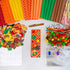 Winlyn 32 Sets Fall Crafts Kits, DIY Fall Bookmarks Decorations Art Sets with Maple Leaves, Smile Face, Owl, Turkey,