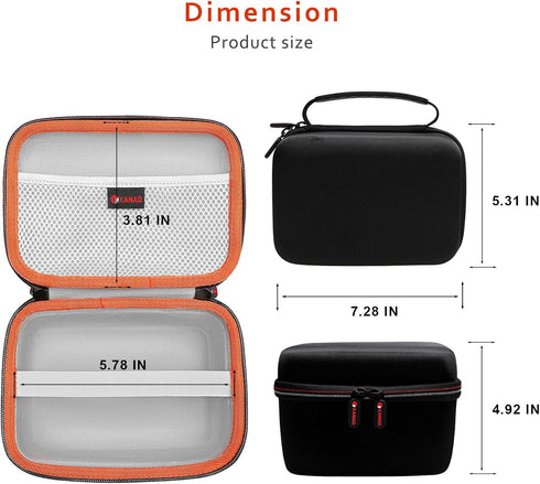 XANAD Hard Case for Infant Optics DXR-8 PRO, HelloBaby Monitor, VTech VM819-2 Video Baby Monitor