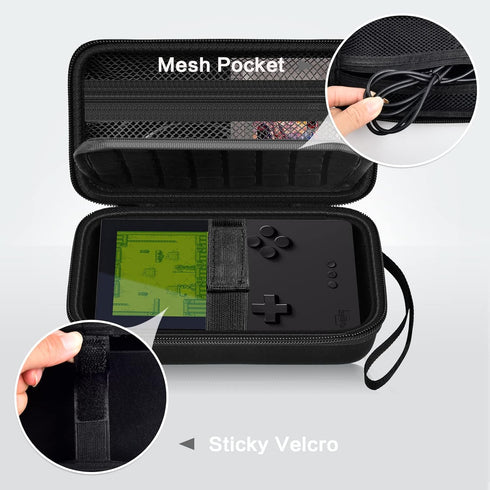 Hard Case Compatible with Analogue Pocket Handheld Game Console - Portable Mini Game Player Storage Bag (Box Only)