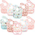 Hudson Baby Unisex Baby Waterproof Polyester Bibs, Sweetest Cupcake, Feeder