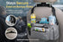 Stroller Caddy with Cup Holder Universal Waterproof Stroller Organizer with Cup Holder for Instant Access & Hands-Free