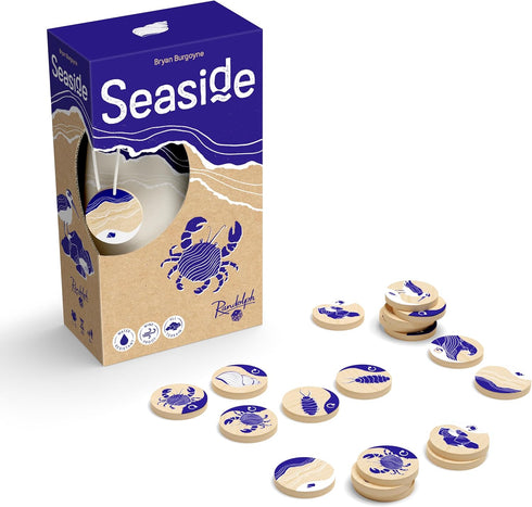 Hachette Boardgames Seaside - Ocean-Themed, Travel Friendly Family Game | Water Resistant | Ages