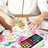 Watercolor Paint Set, 48 Colors Washable with Brush, Non-toxic for Kids, Adults, Beginners