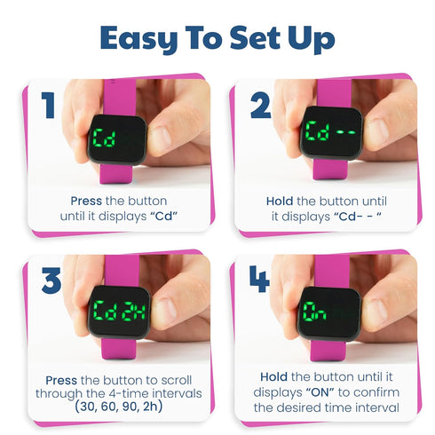 V2 Potty Training Watch for Kids A Water Resistant Toilet Reminder Device for Boys & Girls to Train Your Toddler