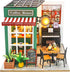 Spilay Dollhouse Miniature with Furniture, DIY Wooden Crafts Kit with Dust Cover and Music, 1:24 Scale Gift