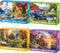 100 Piece Puzzles - 4 Themed Landscapes Large Piece Puzzles for Senior