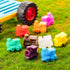 Gejoy 18-Pack Colorful Train Markers for Domino Games