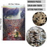 1000 Pieces Puzzles for Adults Wooden Bookshelf Canal Jigsaw Puzzle Book Library Puzzles for Adults 1000 Pieces and Up Christmas Birthday Puzzles Gift