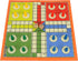 Set 16 2 Foldable Ludo Board Game | Portable Travel-Friendly Family Board Game | Includes Color Tokens, Dice |