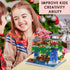 Kitoyz Cherry Blossom Bonsai Tree Building Set, Micro Mini Building Blocks Set, Japanese Sakura Tree House (3220 PCS)