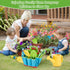 Set,6 Set FITNATE Green Kids Garden Tools PCS Gardening Tools for Kids Including Watering Can, Shovel, Rake, Fork