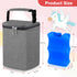 Accmor Pack, 4 8oz Breastmilk Cooler Bag with Ice Baby Bottle Cooler Bags, Insulated Tote Bags On The Go, Fits Large