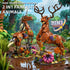 2-in-1 Set 1367 6+ MENTOJOY Magical Unicorn & Deer Building Pieces Flower Base Fantasy Animal Model, Educational stem
