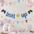 Level Up Banner - Video Game Theme Birthday Party Decoration for Kids Boys Girls, Happy 11th-16th Birthday Party