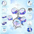 PaLeyFer Set Upgraded Kids Drum for Toddlers w/ Light (All Plastic), Musical Gifts Toys for Boys Girls, Kids Jazz Drum