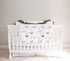 Stork Wares Rainbow Butterfly Personalized Baby Girl Swaddle Blanket