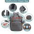 Backpack ISMGN Diaper Bag with Changing Station, Extra Large Diaper Bag, Multifunctional Diaper Bag, Baby Bag, Deep