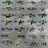 Pack, Set 33 WW2 Military Weapons Military Toy Gun for Classic Building Blocks, Pieces Army Accessory Combination