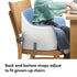 Dusk OXO Tot Nest Booster Seat with Safety Straps