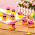 24 Set Sosation Cowboy Rubber Duck Bulk Mini Yellow Duckies Bath Party Tiny Ducks Bathtub Toy with Cowboy Hat Paisley