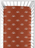 Sweet Jojo Designs Rust and White Boho Rainbow Boy or Girl Fitted