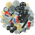 Set Technical Parts Pieces Building Accessories, Gears Pins Connectors Wheels Axles Racks Differentials, Engine Kits