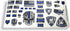 215 Decals, Graphics, Skins & Stickers Police Blue Line 1:10 Scale Sticker Sheet Remote Control R/C Car Truck