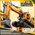 3 4 5 6 7 8 15 2.2 lb 4-6 RC Excavator Toys for Year Old Toddler Boys, Channel Remote Control Construction Toys