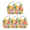 JUNZAN Baby Girl Newborns Baby Drooling Bibs with Snap Cotton 5 Pack Burp