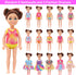 Mini 5.3 Inch Doll Clothes & Accessories Set with 6 Beach Swimsuits, 3 Dresses, 2 Swimming Rings, 2 Drinks, 2 Hats, 2