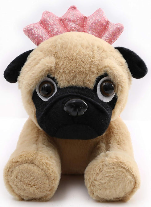 Pug-Mermaid Stuffed Animal Pug Dog Wearing Mermaid Costume Plushies Pug Dressed as Mermaid Funny Plush Toys for Kids Stuffed Puppy Animals Gift for Lover 13 Inch