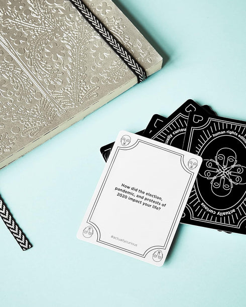 Human Rights Edition! Adult & Close Friends Conversation Cards - 52 Questions for Critical Thinking and Understanding