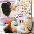 Alphabet Wall Chart, Talking ABC Music Poster, Interactive Educational Toys for Toddlers Age 1-5 - Purple