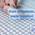 70x140 cm 3D Cooling Baby Crib Mattress Protector Oeko-TEX Certified, Breathable Knit, Ultra Soft, Washable, Elastic