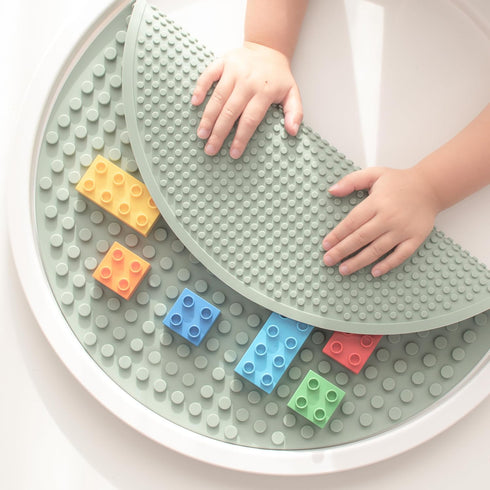 Inspire My Play - Silicone Building Blocks Baseplate - Compatible with All