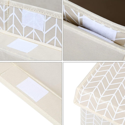 Large Toy Storage Box Chest with Lid, Sturdy Organizer Baskets for Kids, Girls, Boys, Living Room, Nursery, Bedroom,