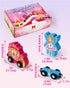 Helsort Set Ages3-5, Wooden Number Train for Toddlers, Magnetic Unicorn Trains Toys, Numbers Matching Game for Toddler
