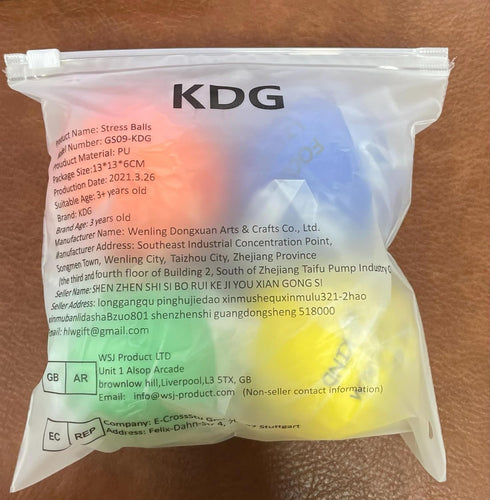 KDG Motivational Stress Balls (4 Pack) - Stress Relief Ball with Quotes to Relieve Anxiety and Manage Anger