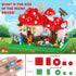 Set, 1346PCS 14+ Vziimo Mushroom House Building Creative Mushroom Garden Model Kits for Adults, Micro Bricks